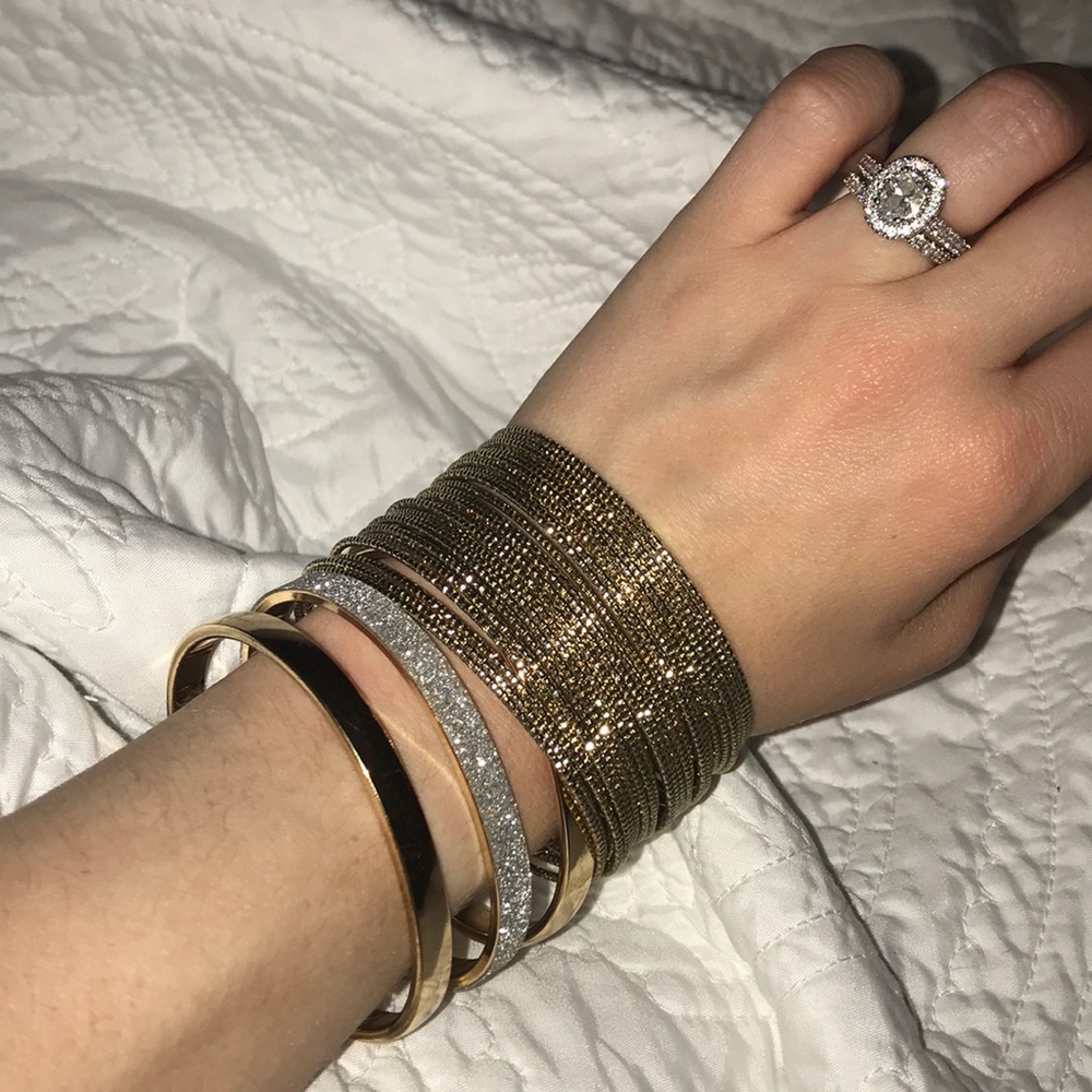 Gold bracelets